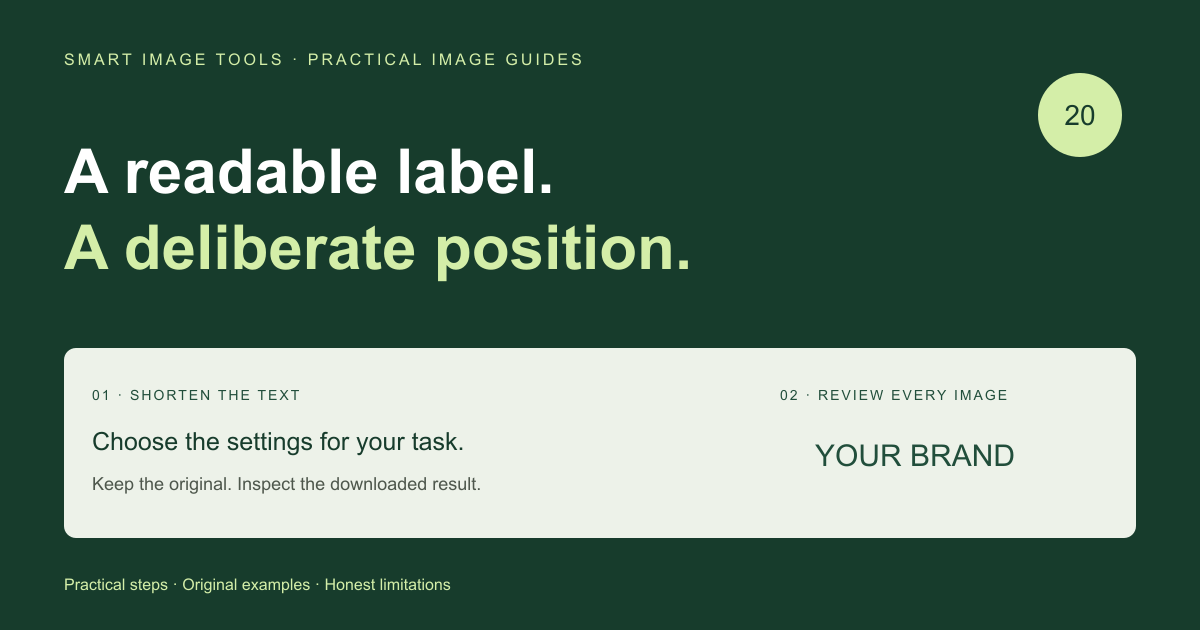 Add a Text Watermark: Placement, Contrast and Consistent Batch Exports