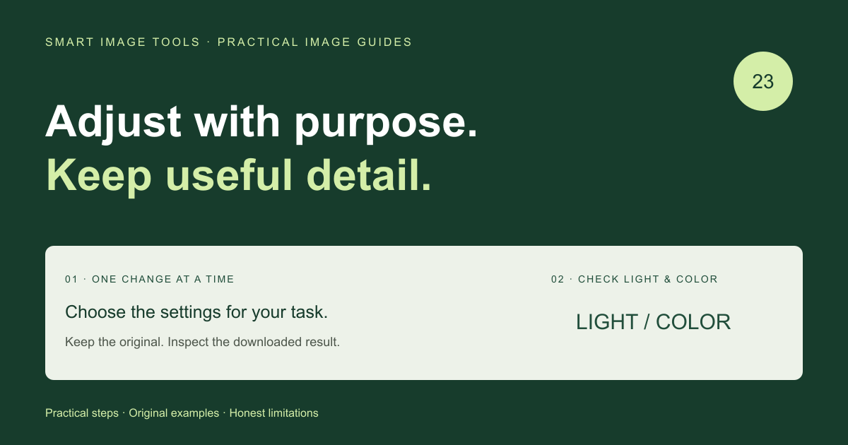 Adjust Photo Brightness, Contrast and Saturation Without Overdoing It